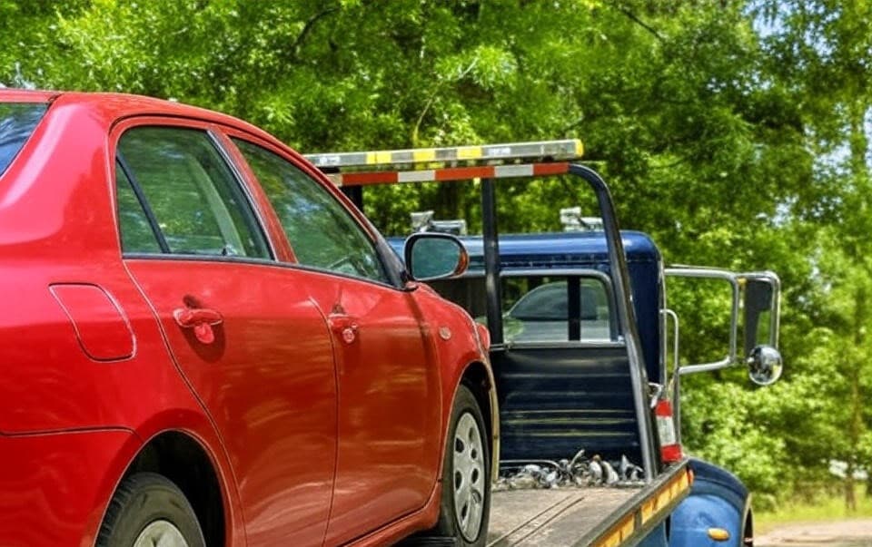 Tow truck in Troy Michigan providing 24/7 towing and roadside help